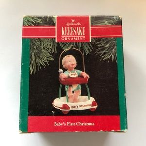 Hallmark “Baby’s First Christmas” 1990 ornament